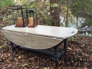 Oval Coffee Table-folded